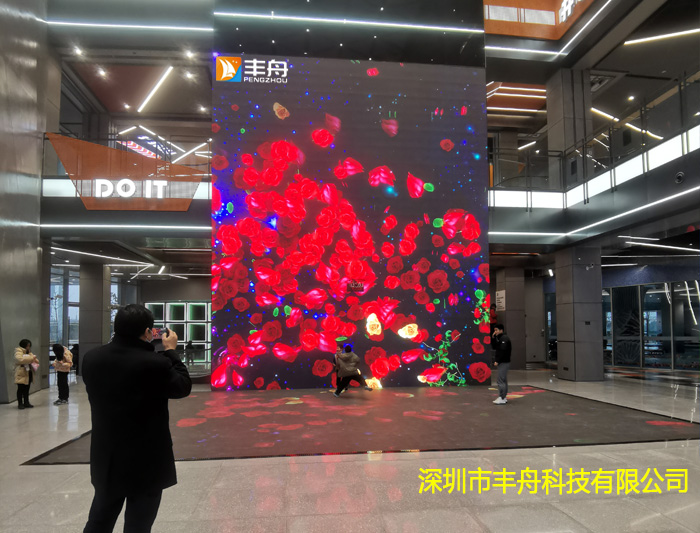 互動感應LED地磚屏始於足下之美
